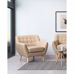 Armchair MOTALA Fabric Beige
