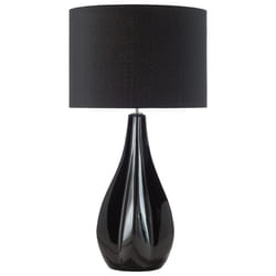 Table Lamp SANTEE Porcelain Black