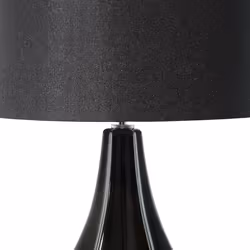 Table Lamp SANTEE Porcelain Black