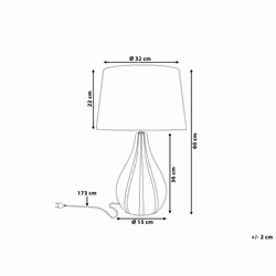 Table Lamp SANTEE Porcelain Black - Additional view 4