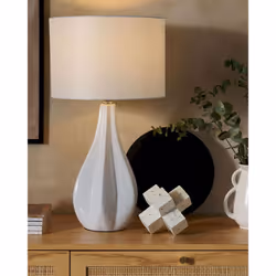 Table Lamp SANTEE Porcelain Off-White