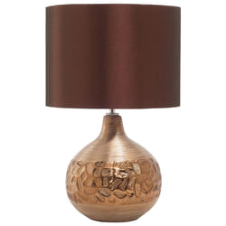 Table Lamp YAKIMA Porcelain Brown
