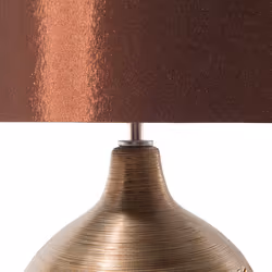 Table Lamp YAKIMA Porcelain Brown