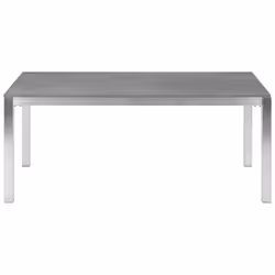 Garden Dining Set 6 Seater GROSSETO Granite Polished Grey/ Beige