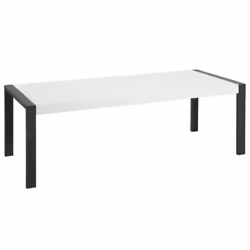 Dining Table ARCTIC Black/ White 220 cm 90 cm