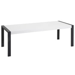 Dining Table ARCTIC Black/ White 220 cm 90 cm