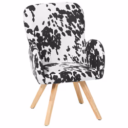 Armchair BJARN Fabric Black