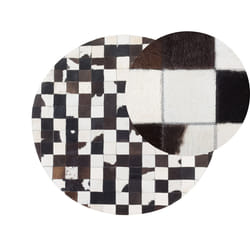Rug BERGAMA Ã¸ 140 cm Leather Brown