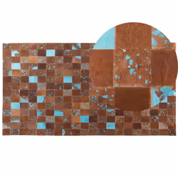 Rug ALIAGA 80 x 150 cm Leather Brown