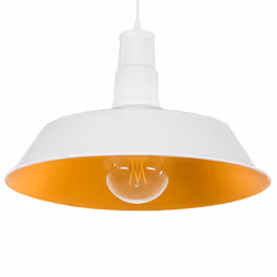Aluminium Pendant Light White BAYOU