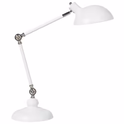 Desk Lamp MERAMEC Adjustable Metal White