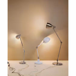 Desk Lamp MERAMEC Adjustable Metal White
