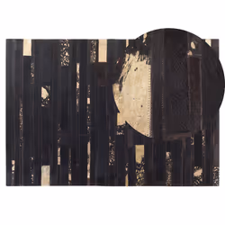 Rug ARTVIN 140 x 200 cm Leather Brown
