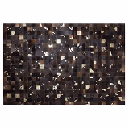 Rug BANDIRMA 160 x 230 cm Leather Brown