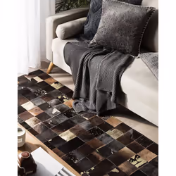 Rug BANDIRMA 160 x 230 cm Leather Brown