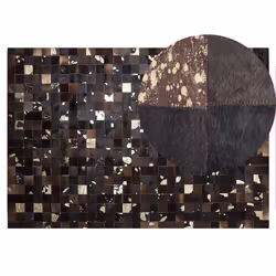 Rug BANDIRMA 140 x 200 cm Leather Brown