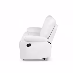 White Faux Leather 3/2 Seater BERGEN - 3 Seater