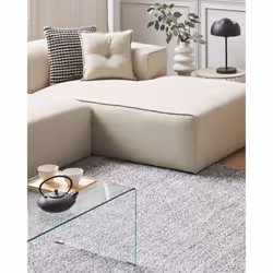 Shaggy Area Rug 200 x 300 cm Salt and Pepper DEMRE