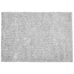 Shaggy Area Rug 160 x 230 cm Salt and Pepper DEMRE