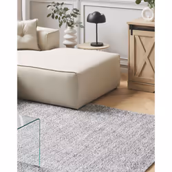 Shaggy Area Rug 160 x 230 cm Salt and Pepper DEMRE