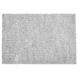 Shaggy Area Rug 140 x 200 cm Salt and Pepper DEMRE