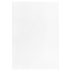 Shaggy Area Rug 140 x 200 cm White DEMRE