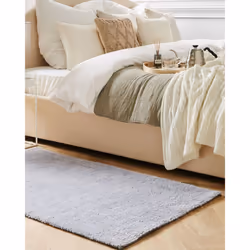 Shaggy Area Rug 80 x 150 cm Light Grey DEMRE