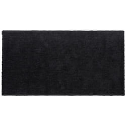 Shaggy Area Rug 80 x 150 cm Black DEMRE