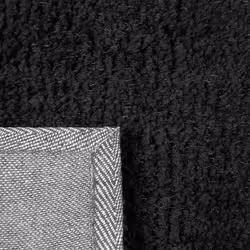 Shaggy Area Rug 80 x 150 cm Black DEMRE