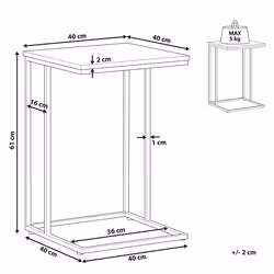Side Table TROY Taupe