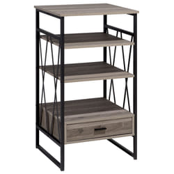 3 Tier Bookcase KEENE 101 cm Taupe