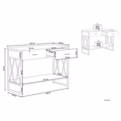 Console Table AYDEN Taupe