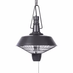 Hanging Infrared Patio Heater AMIATA 2100 W Black