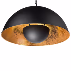Pendant Light Metal Black THAMES II