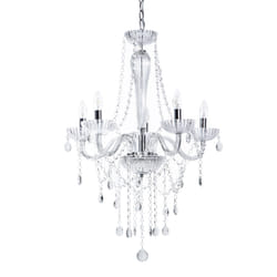 5 Light Crystal Chandelier Clear LOCONE