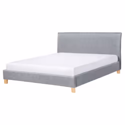 Bed Fabric SENNEZ 160 x 200 cm (EU King Size) Light Grey