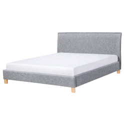 Bed Fabric SENNEZ 160 x 200 cm (EU King Size) Light Grey