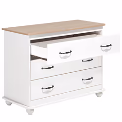 3 Drawer Chest EVERETT White