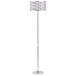 Floor Lamp TENNA Crystal Silver
