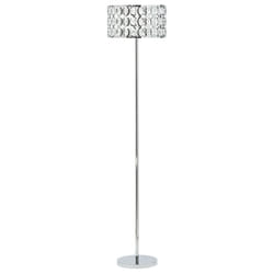 Floor Lamp TENNA Crystal Silver