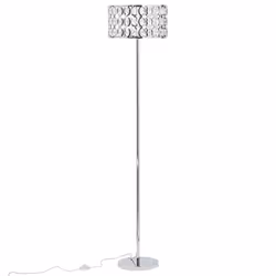 Floor Lamp TENNA Crystal Silver
