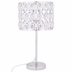 Table Lamp TENNA Crystal Silver