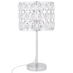Table Lamp TENNA Crystal Silver