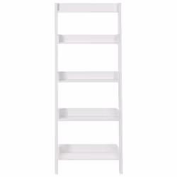 5 Tier Bookcase MOBILE TRIO 166 cm White