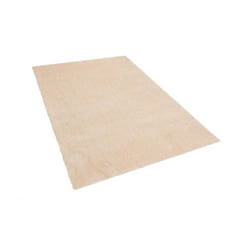 Light Beige Shaggy Rug 80 x 150 cm DEMRE