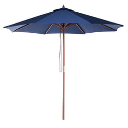 Market Parasol 270 cm TOSCANA Navy Blue