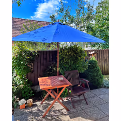 Market Parasol 270 cm TOSCANA Navy Blue