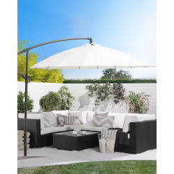 Cantilever Parasol 268 cm CALABRIA II Light Beige