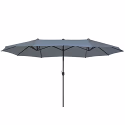 Patio Parasol 460 cm SIBILLA Grey