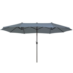 Patio Parasol 460 cm SIBILLA Grey